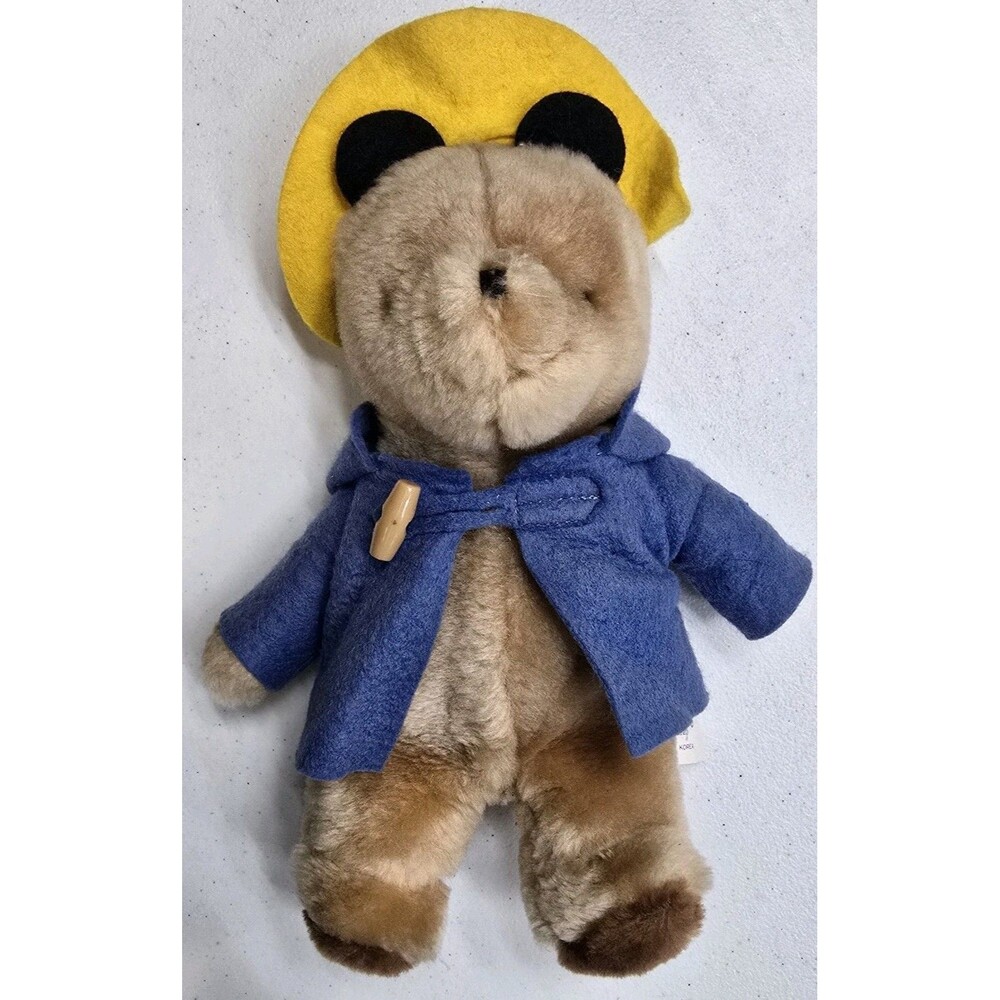 Vintage Eden Toys Paddington Bear Brown 12" Yellow Hat